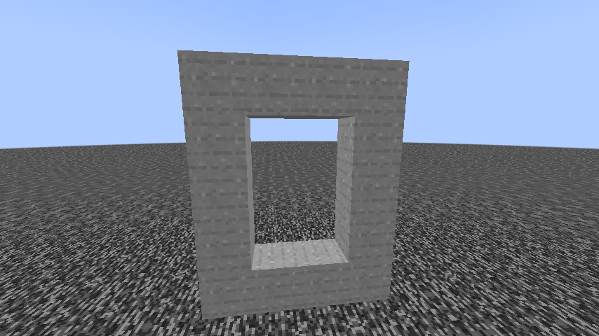 Thumbnail The Portal Is Made Of Like Wood Planks.
