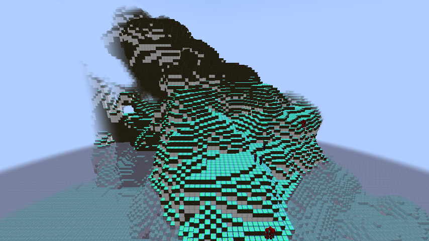 Thumbnail The Portal Take You to Sacrum A Dimension Made Of Grass, Iron Block, And Diamond Blocks.