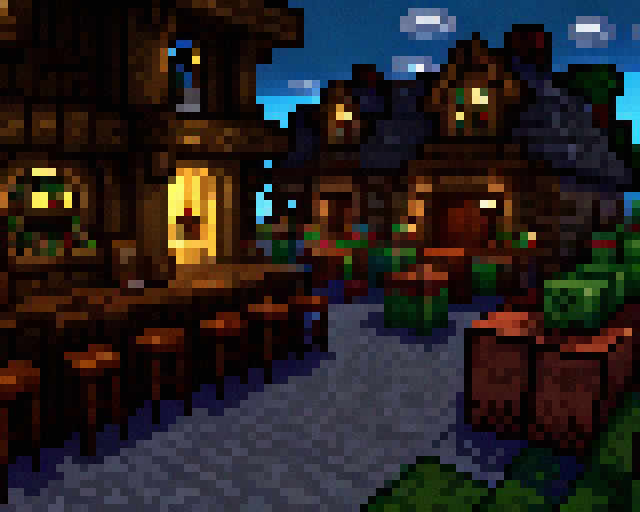 Tavern by night