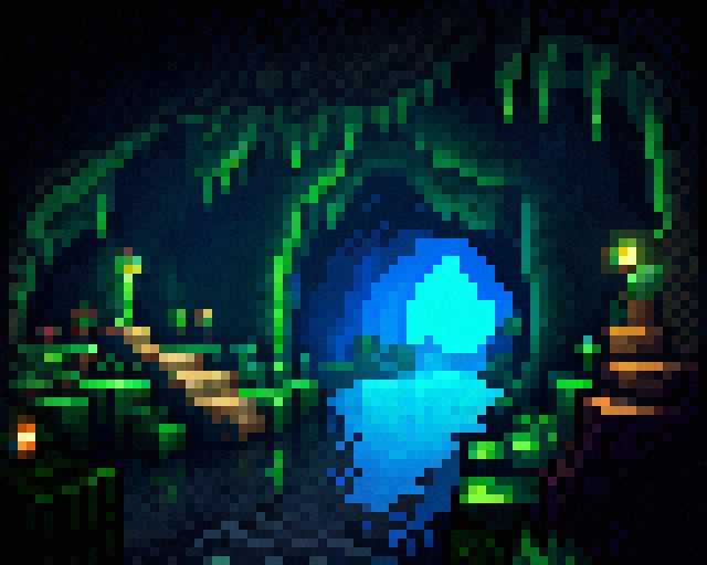 Mossy cave