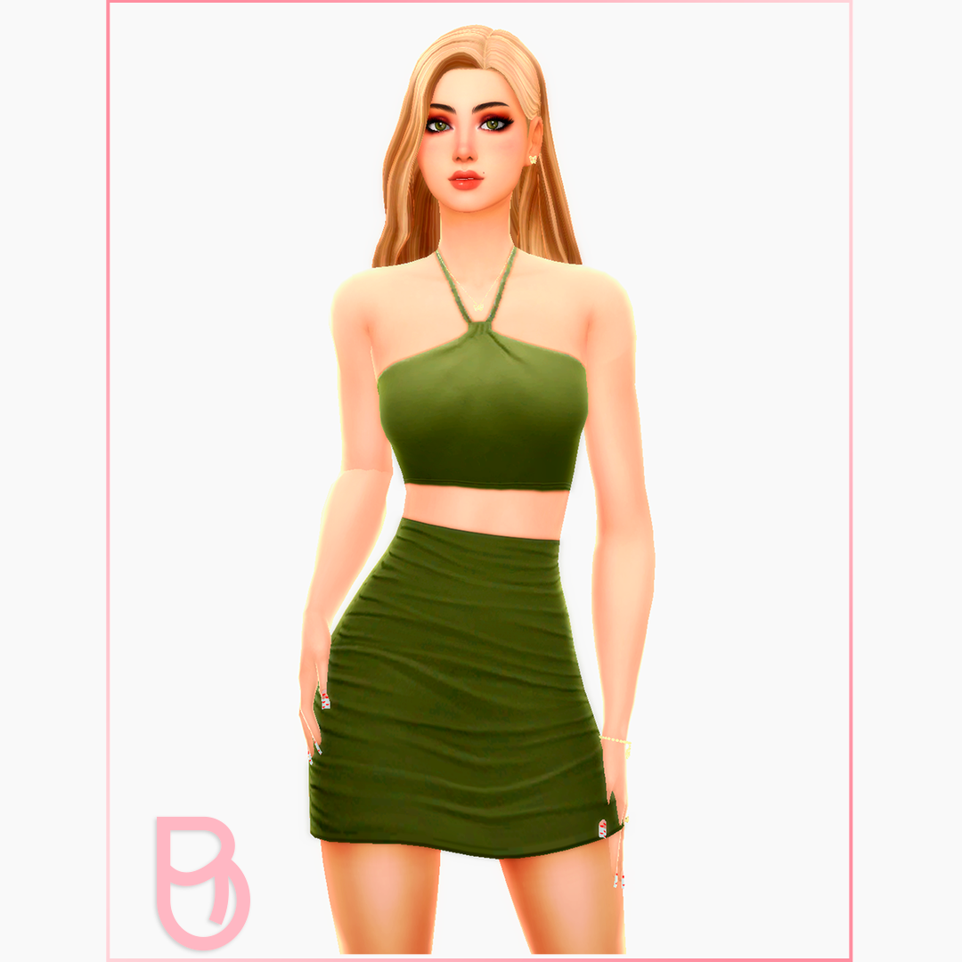 Woman Set Mika Version 1 Screenshots The Sims 4 Create A Sim Curseforge 0026