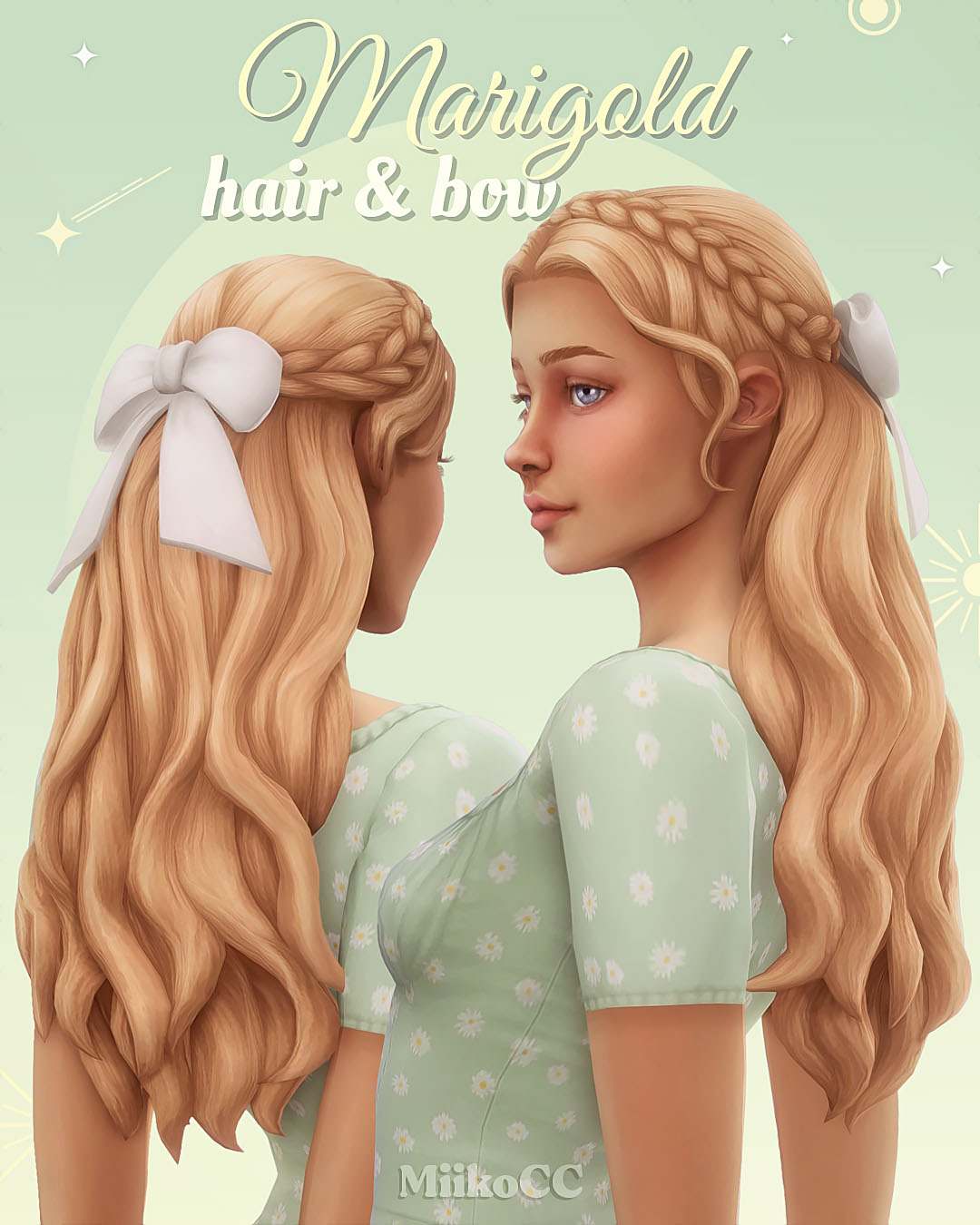 Marigold Hair And Bow Screenshots The Sims 4 Create A Sim Curseforge