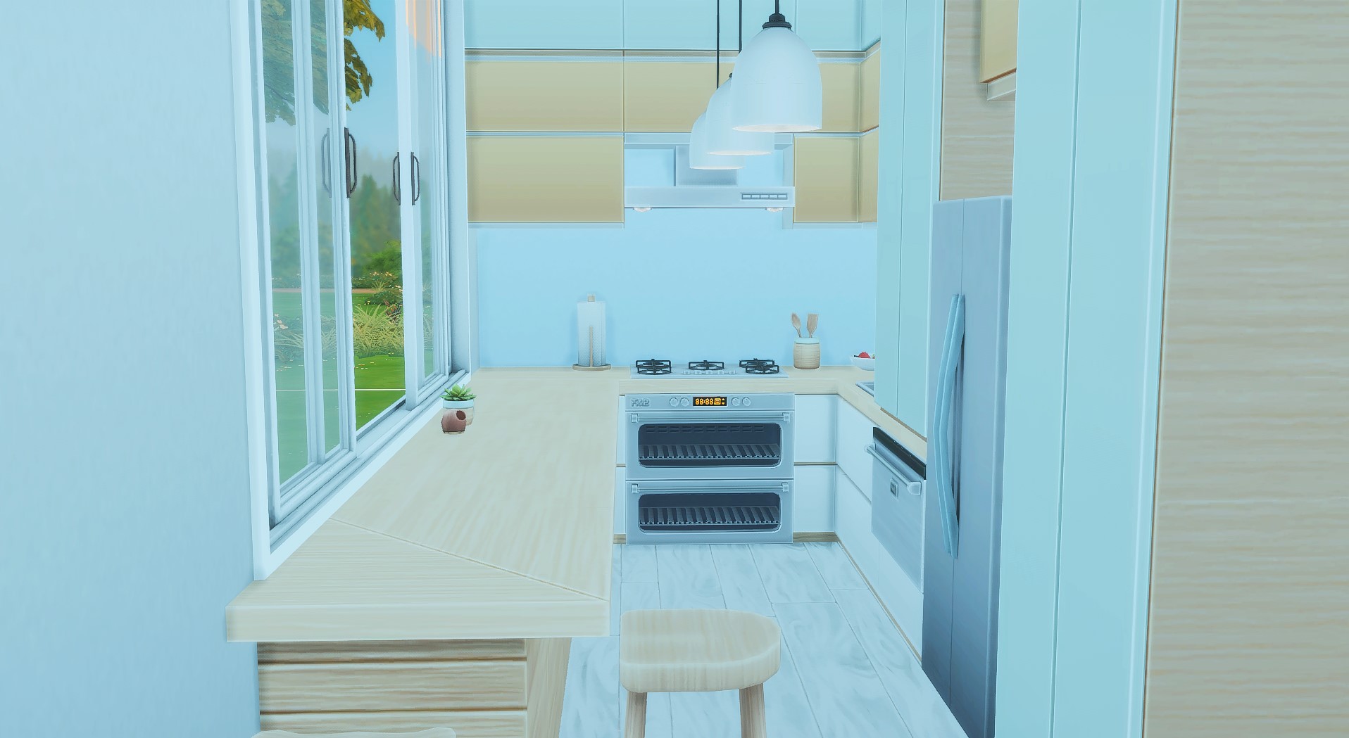 Scandi Galley Kitchen - Gallery - The Sims 4 Rooms / Lots - CurseForge