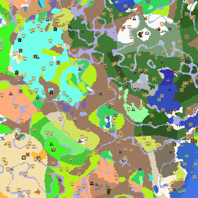 Biome Map with Structures