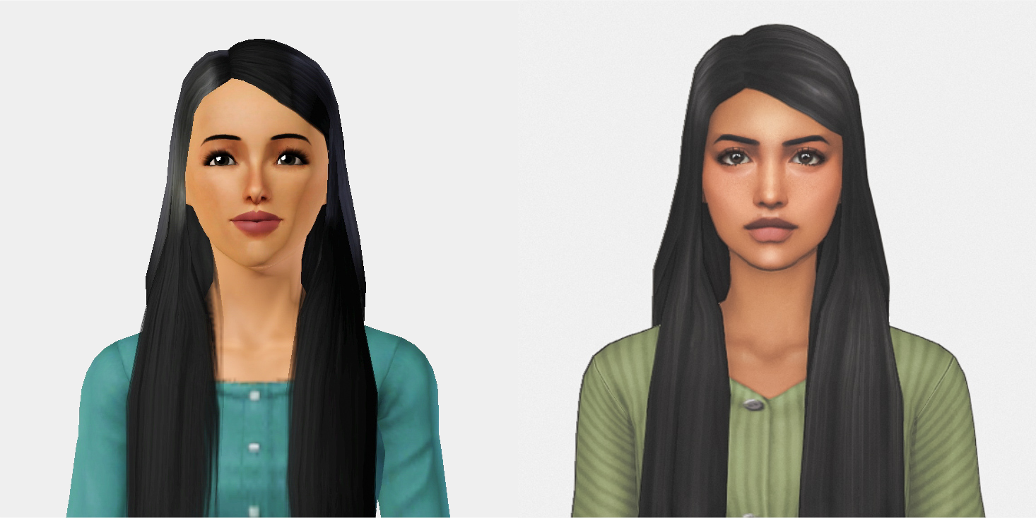 Donna Hair (TS3 to TS4) - The Sims 4 Create a Sim - CurseForge