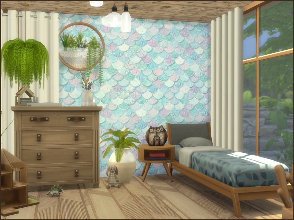 Wallpaper Mermaid Scales - Screenshots - The Sims 4 Build / Buy ...