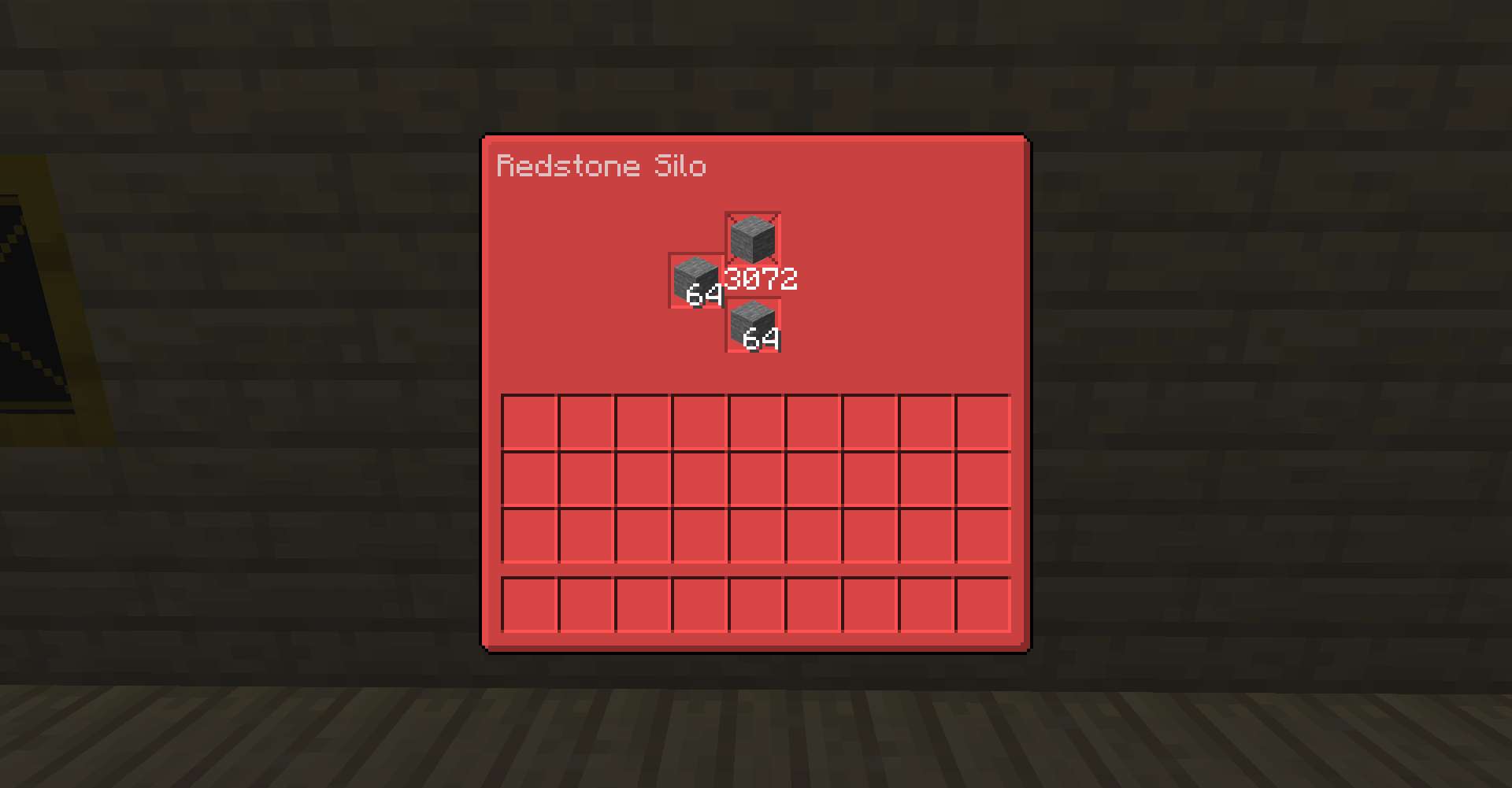 Redstone Silo Gui