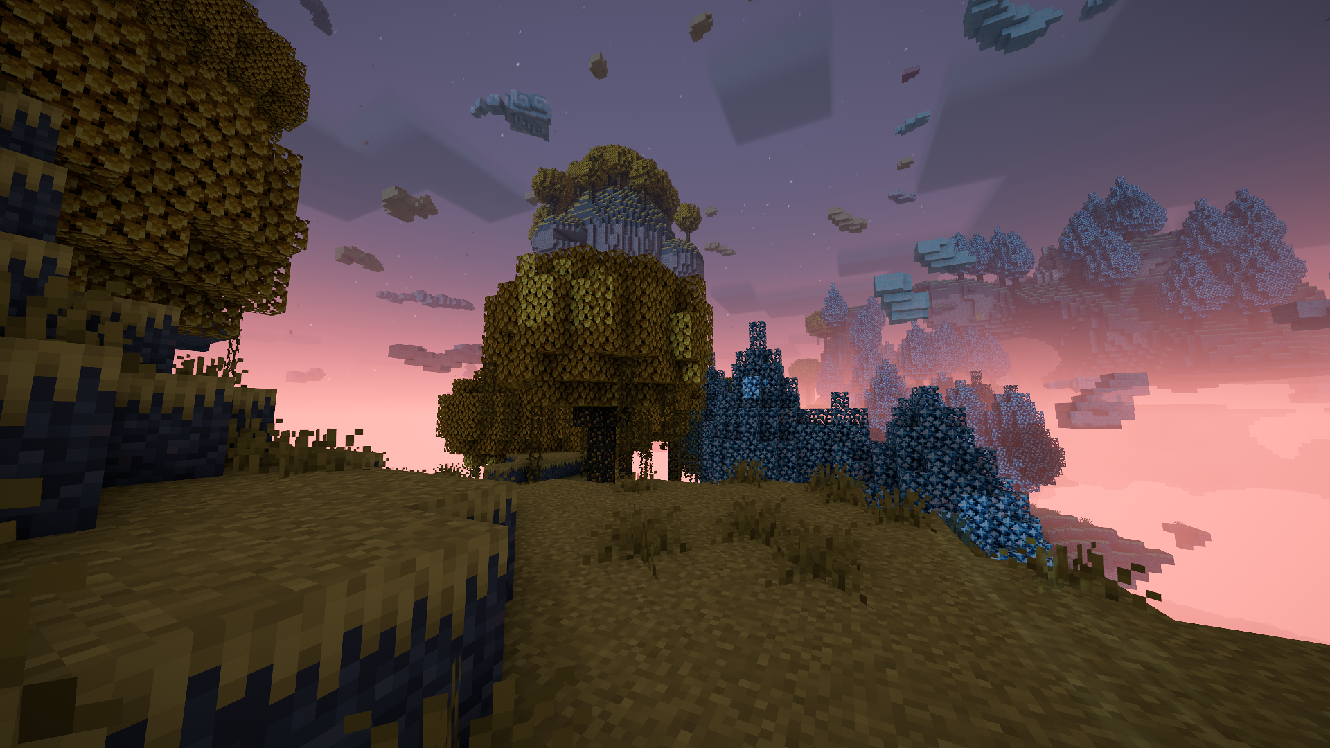 Golden Oak Forest w/ Crystal Forest