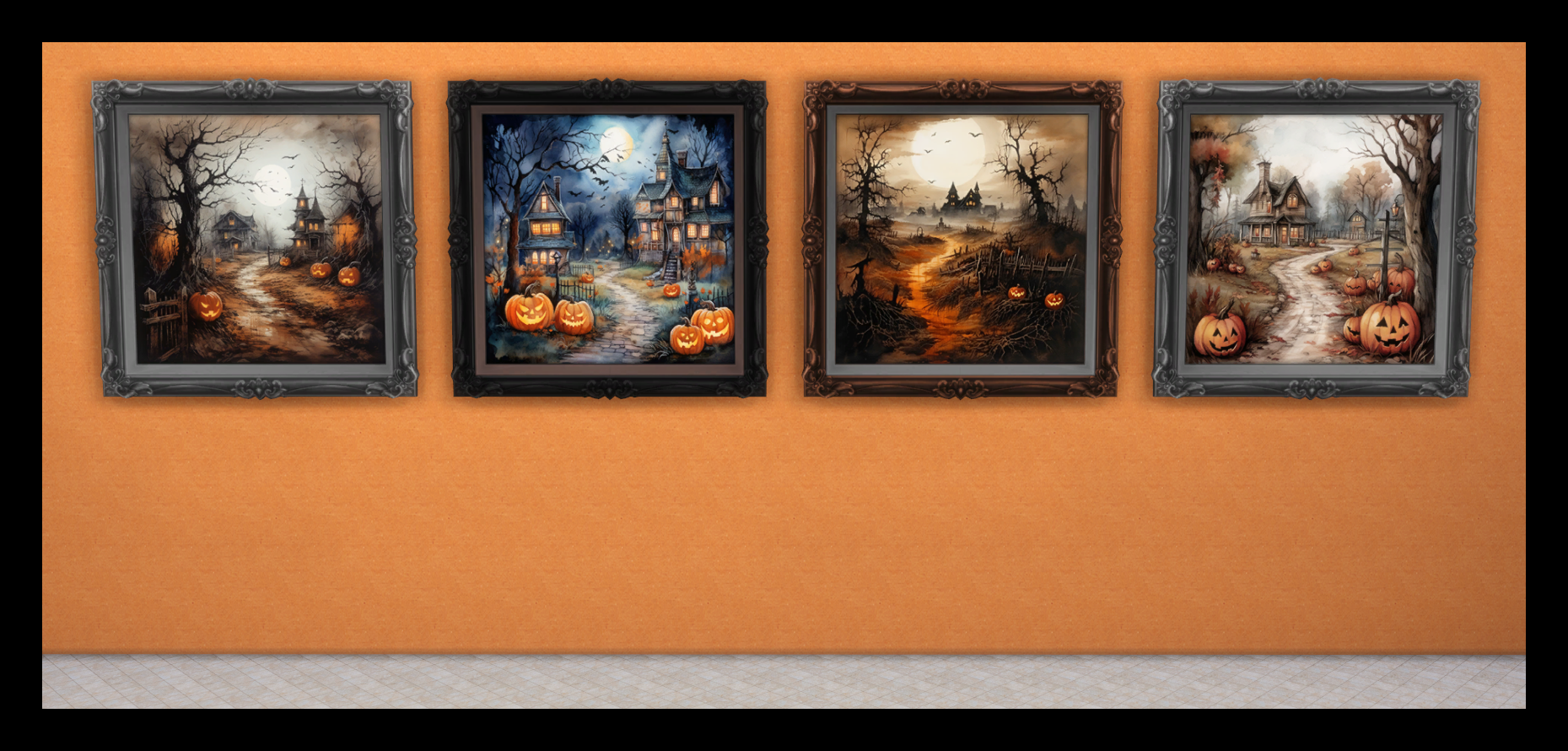 Dark and Haunted Paintings - Screenshots - The Sims 4 Build / Buy ...