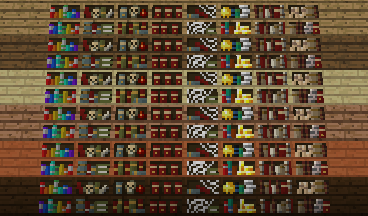 Chiseled Bookshelf Visualizer - Minecraft Mod