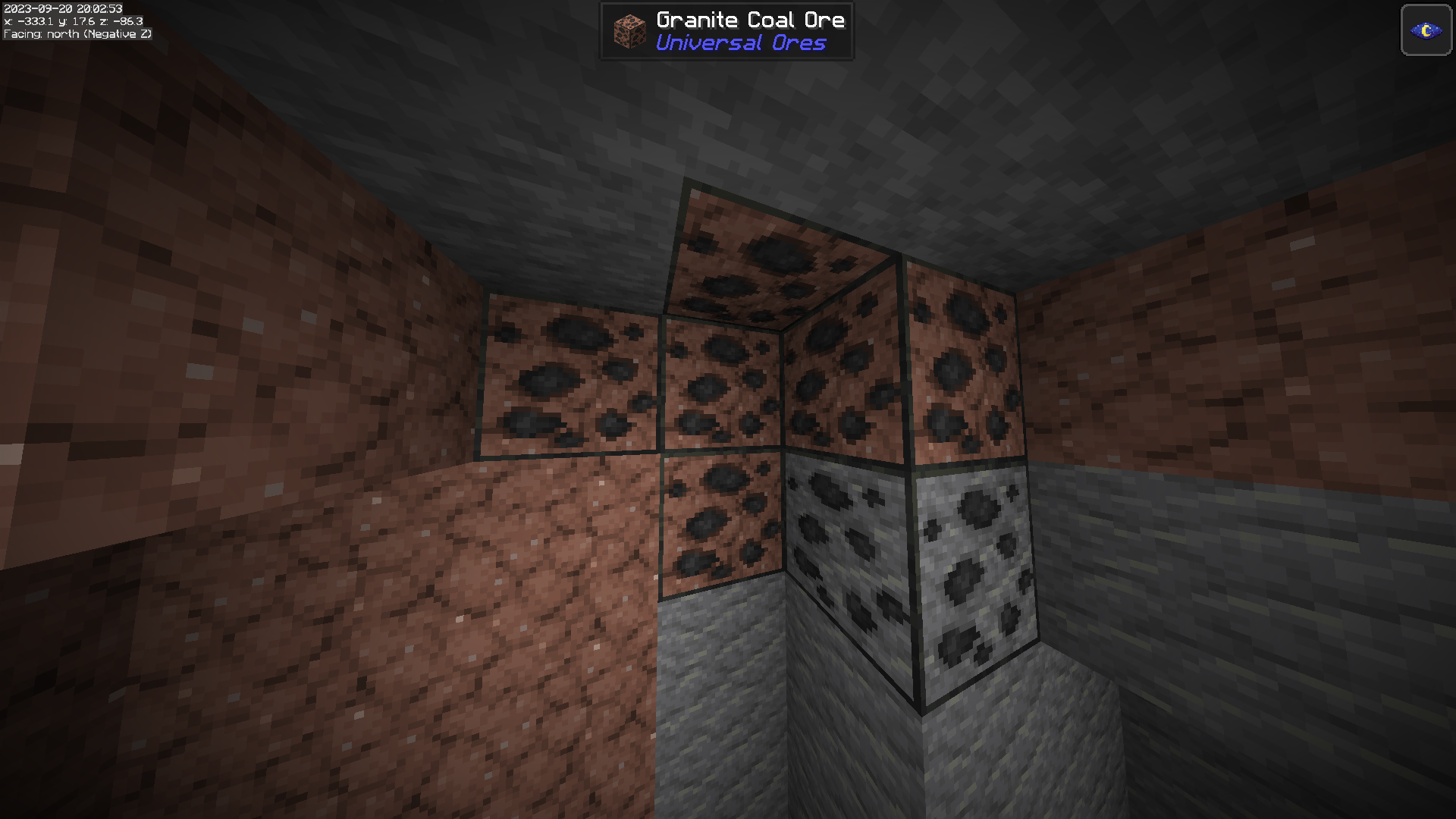 andesite and granite coal ores