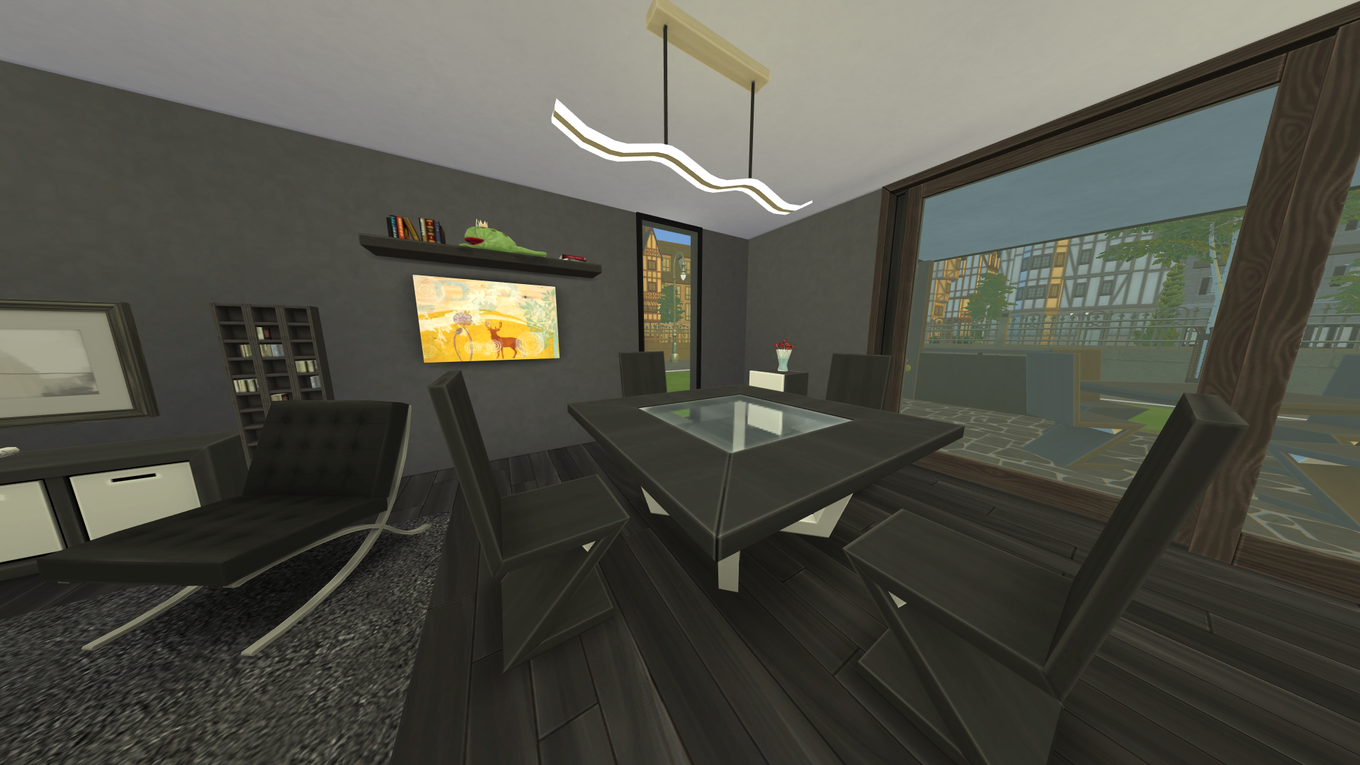 Thumbnail The dining nook isn't terribly large and seats 4 - but can take 8 in a pinch if a dinner party occurs