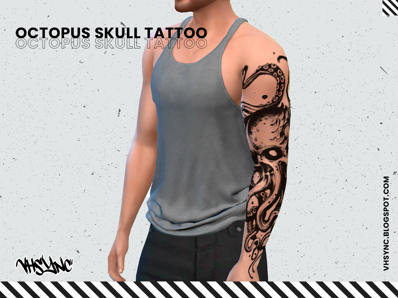 [VHSync] Octopus Skull Tattoo - The Sims 4 Create a Sim - CurseForge