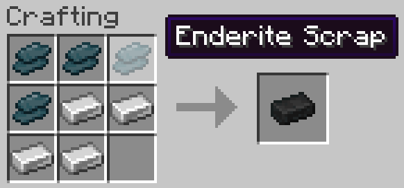 enderite ingot recipe