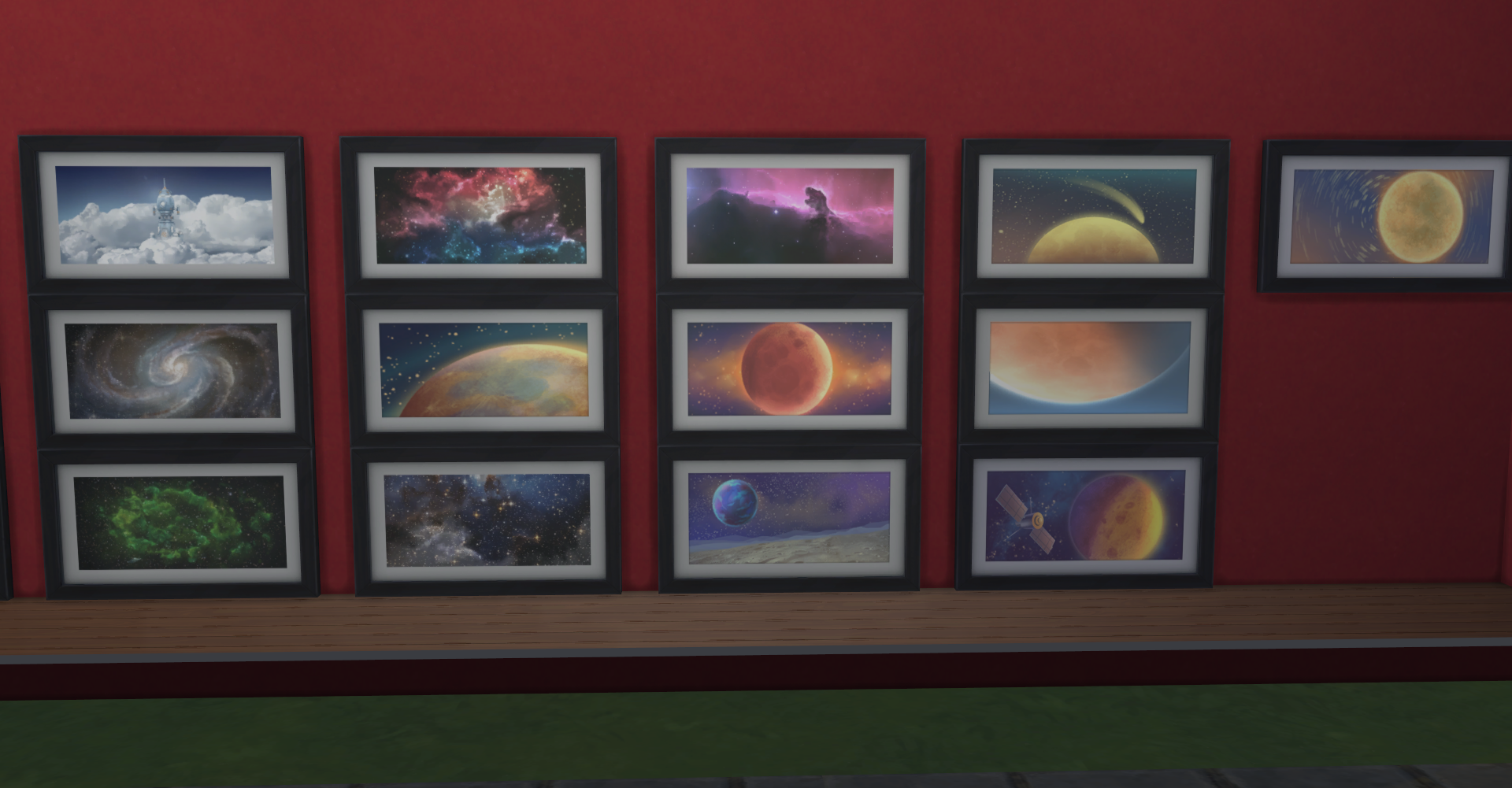 space prints up close