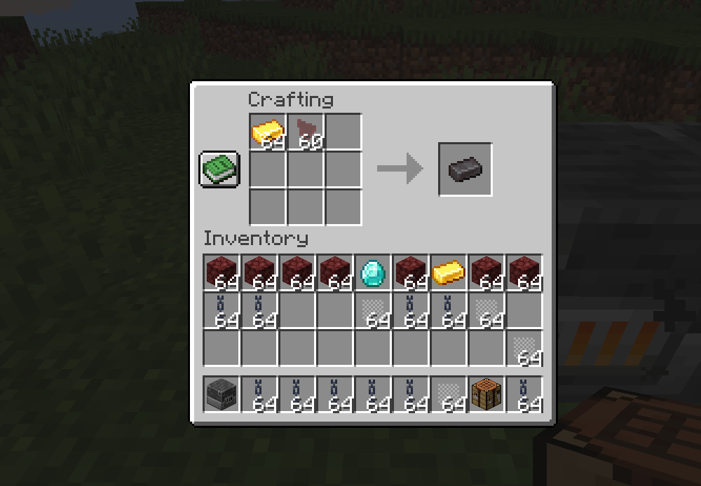 Netherite ingot new recipe