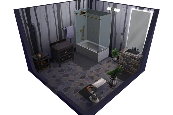 Forest Dump Bathroom Screenshots The Sims 4 Rooms Lots Curseforge