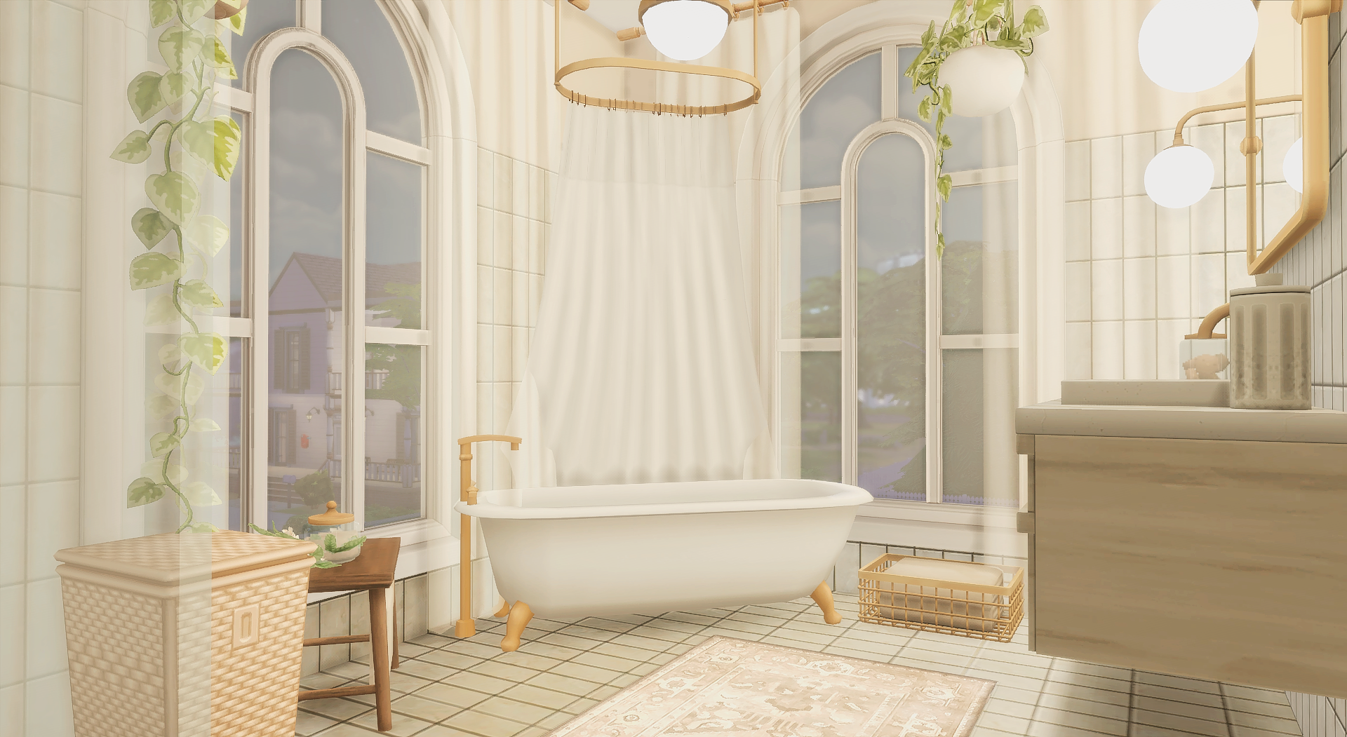 green bedroom