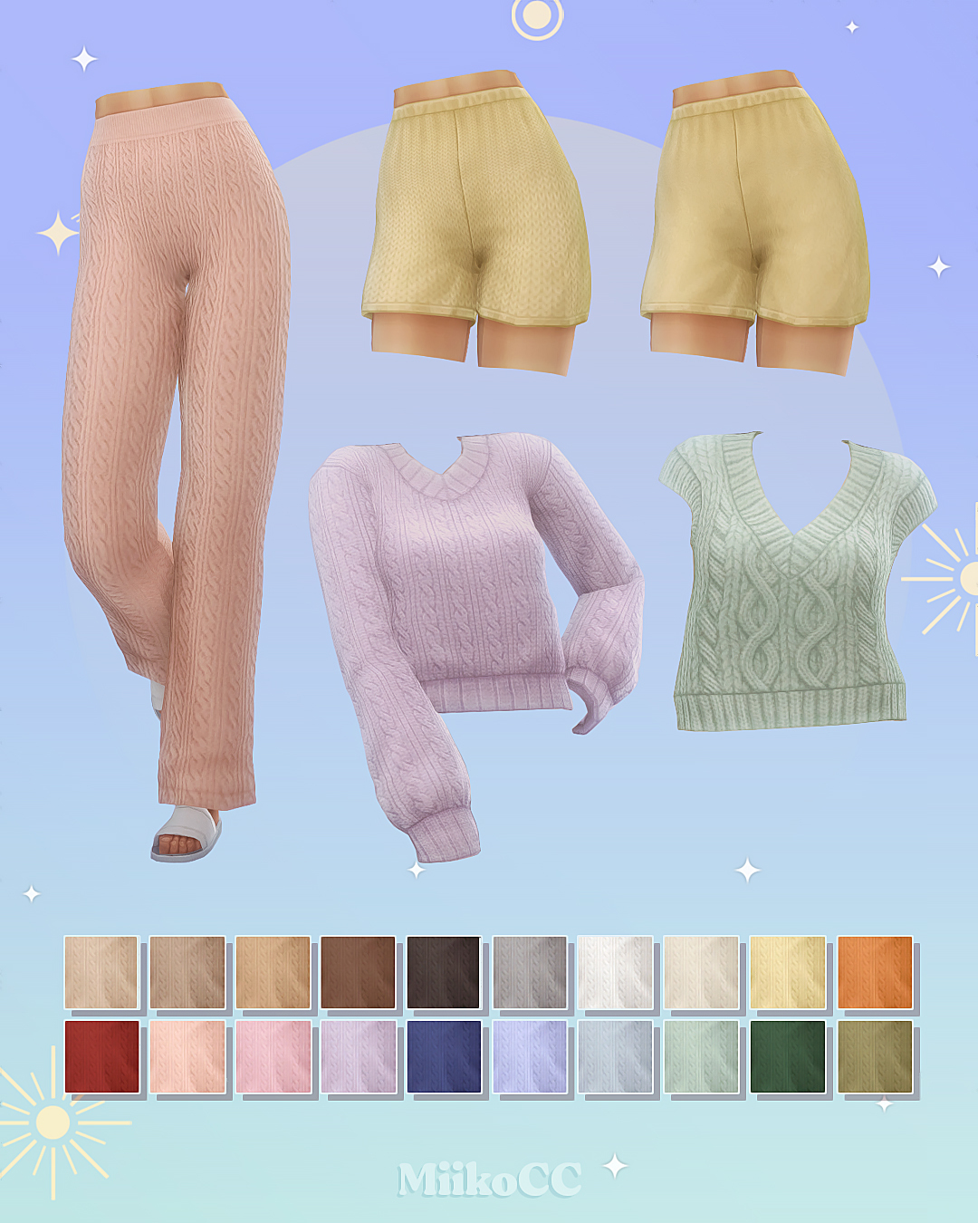 extra cozy clothing set - The Sims 4 Create a Sim - CurseForge