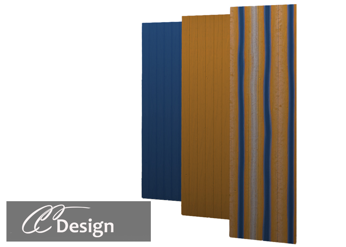 Thumbnail You will find a really nice striped wallpaper here. There are also plain walls to match the yellow and blue stripes
