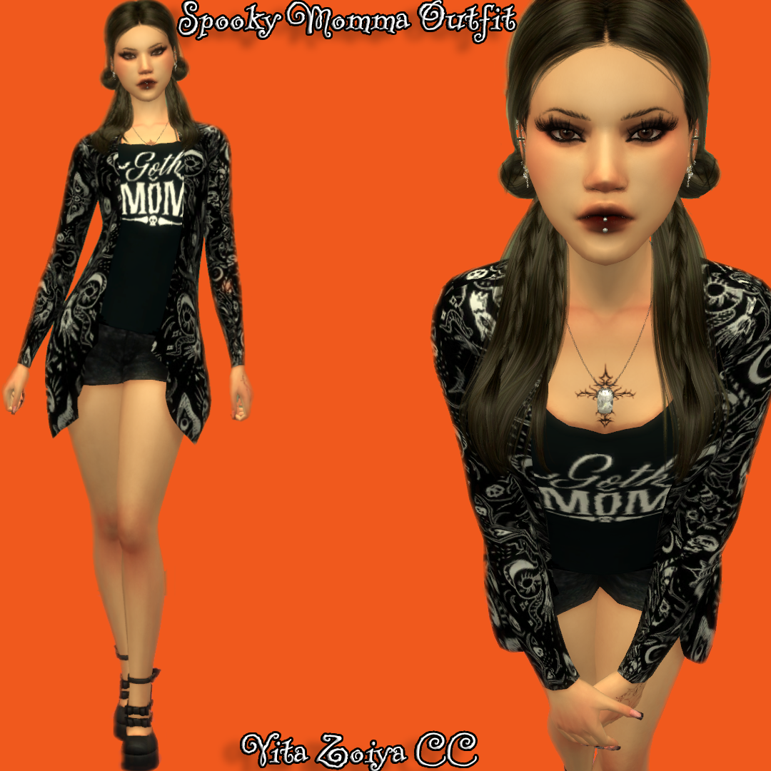 Spooky Momma Outfit - The Sims 4 Create a Sim - CurseForge