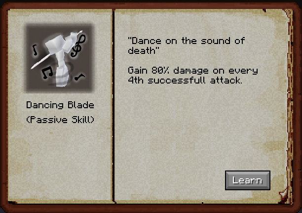 dancing blade