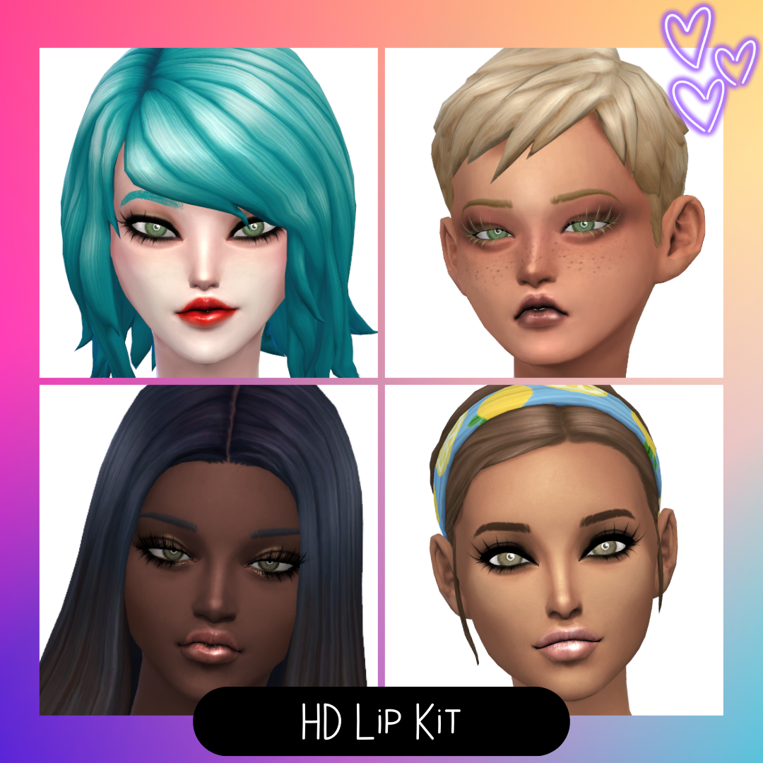 [JBTN] HD Lip Kit - Screenshots - The Sims 4 Create a Sim - CurseForge