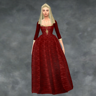 Sifix Johanna Dress - Tudor Edit - Screenshots - The Sims 4 Create a ...