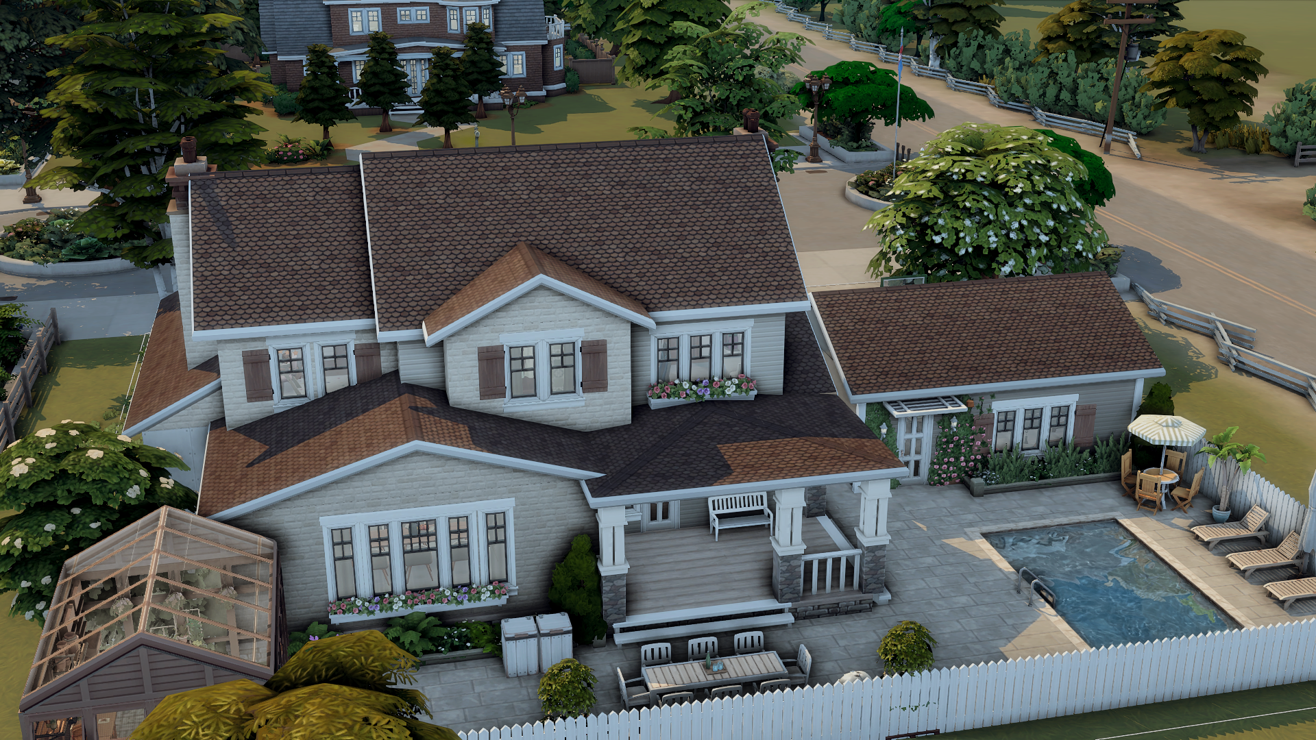 Realistic family house