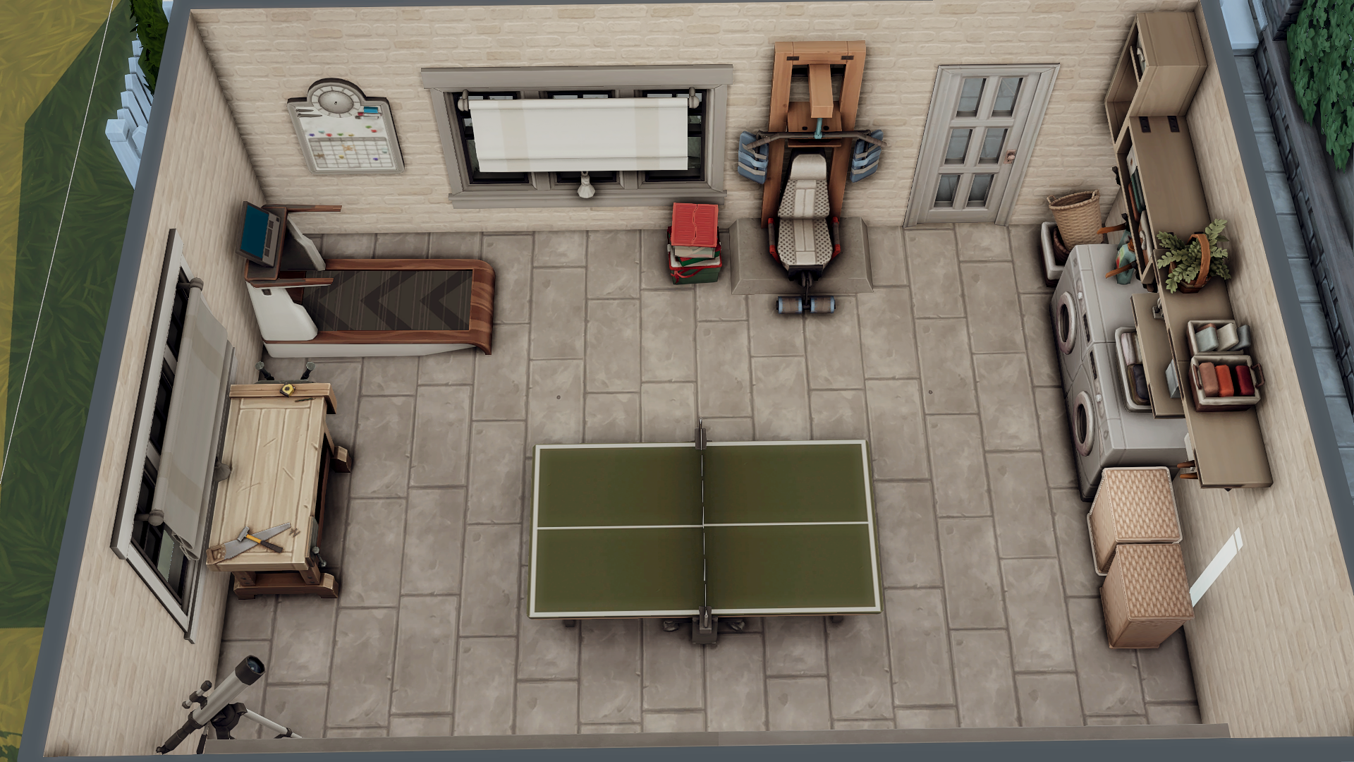 Realistic family house