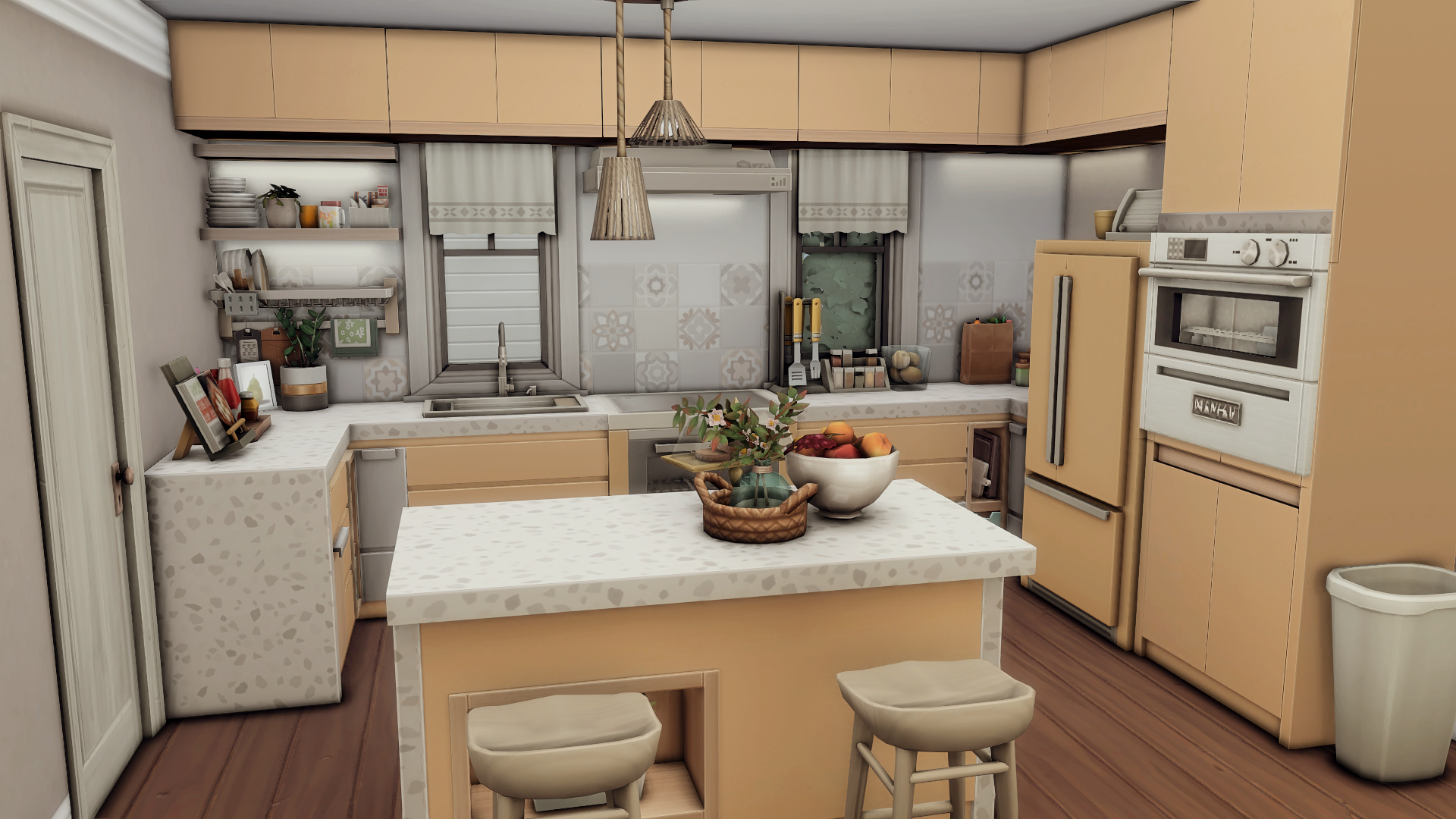 Realistic family house