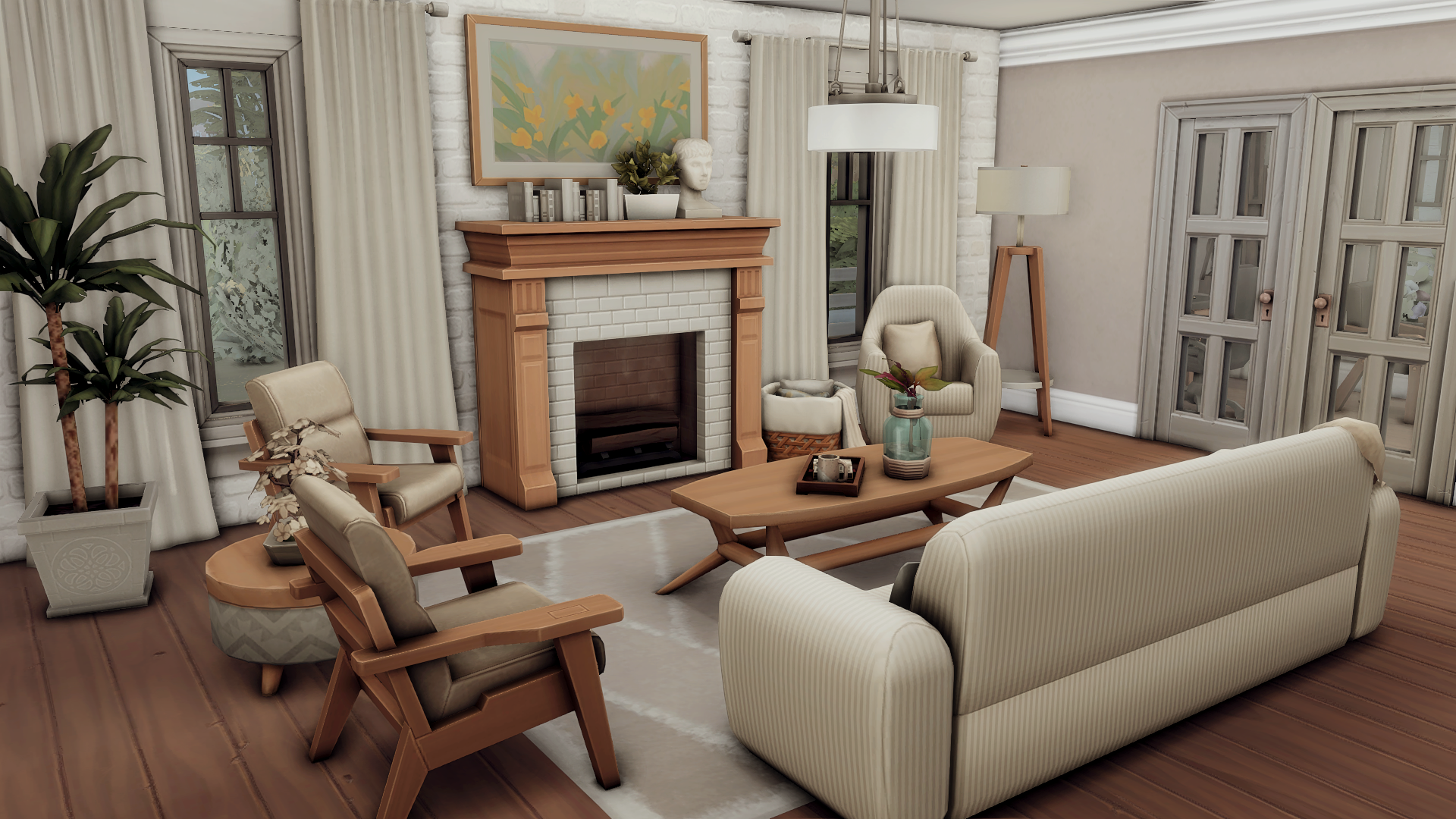 Realistic family house