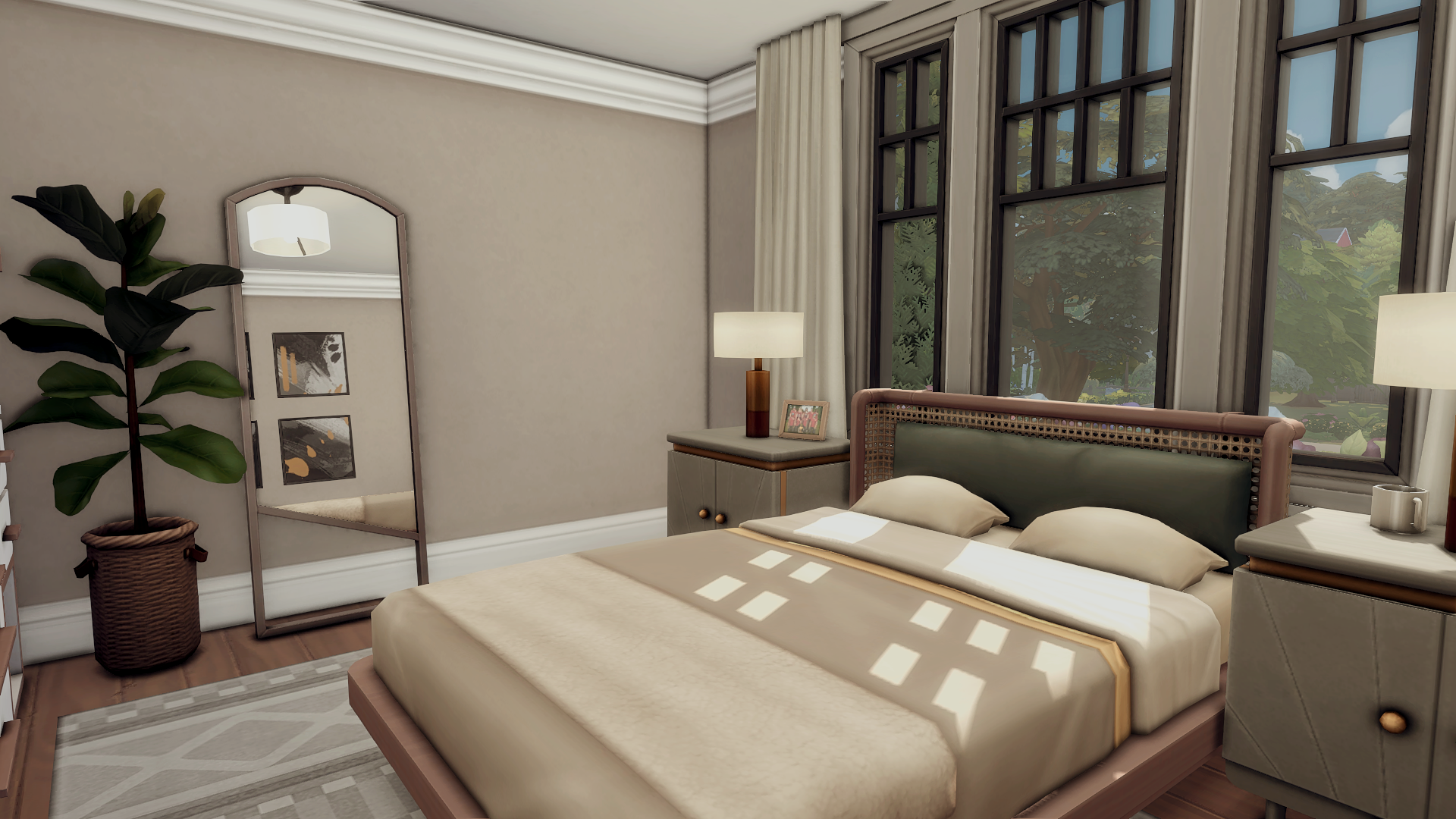 Realistic family house