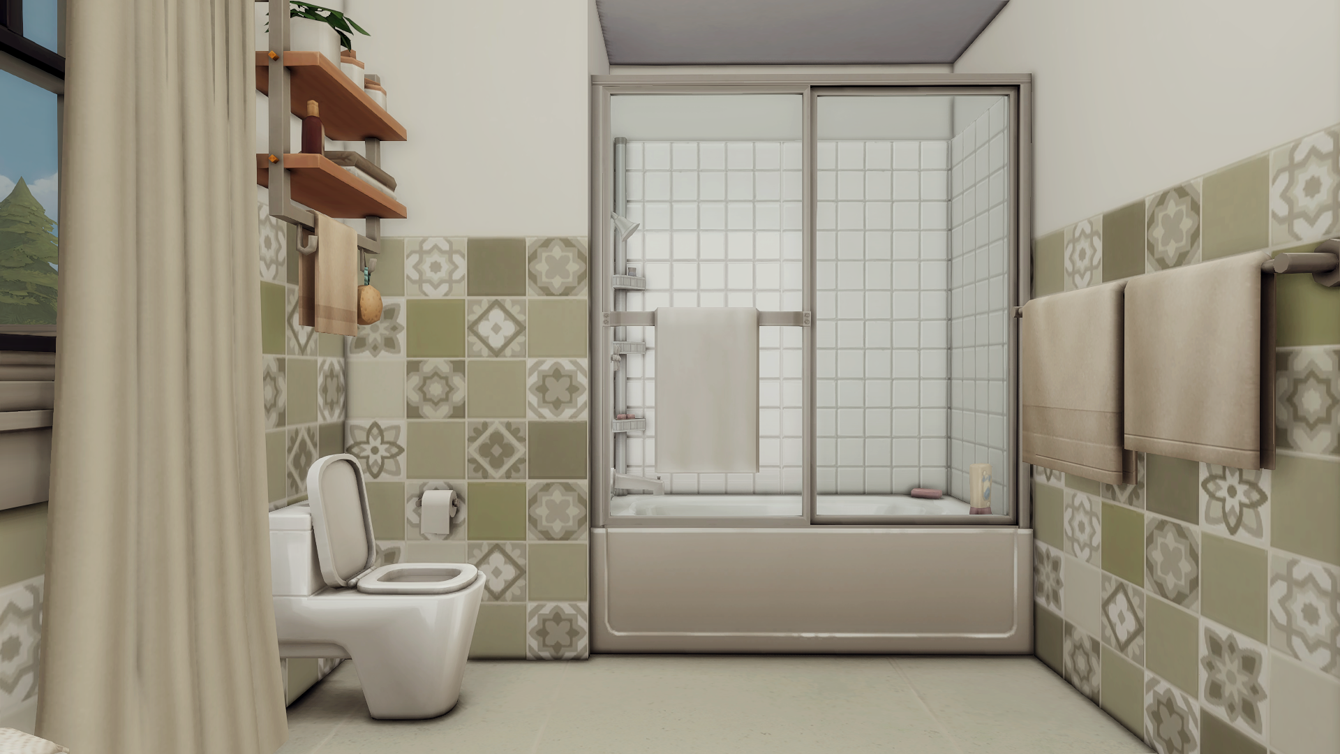 Realistic family house