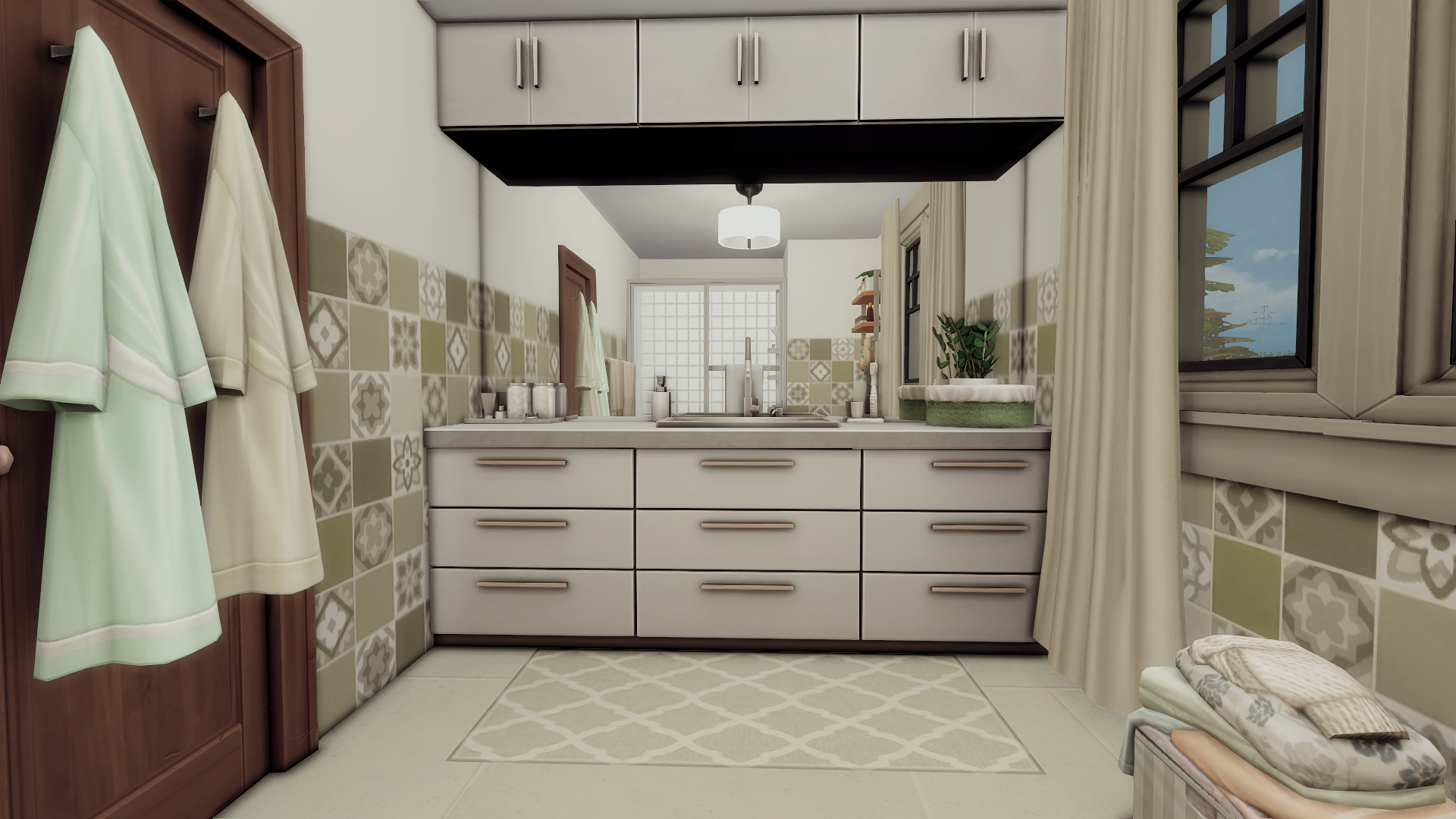 Realistic family house
