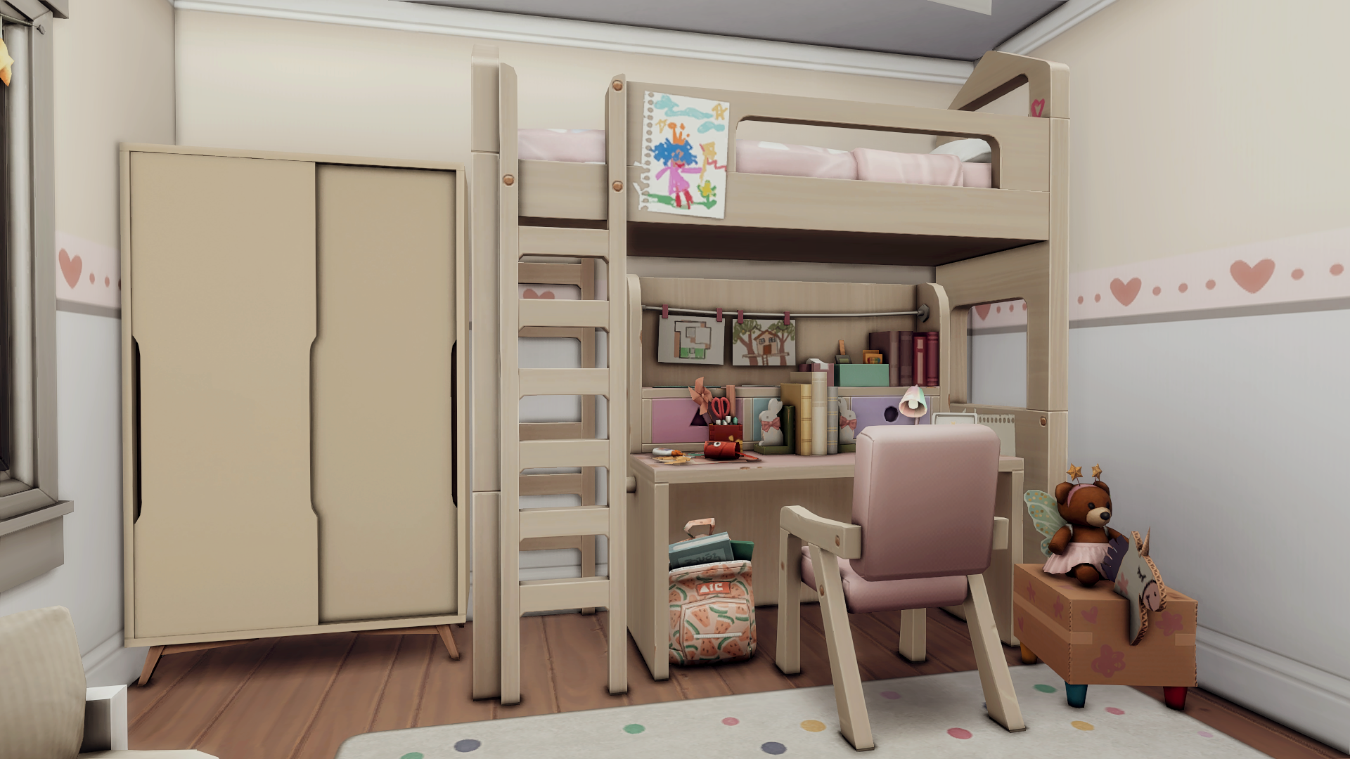 Realistic family house