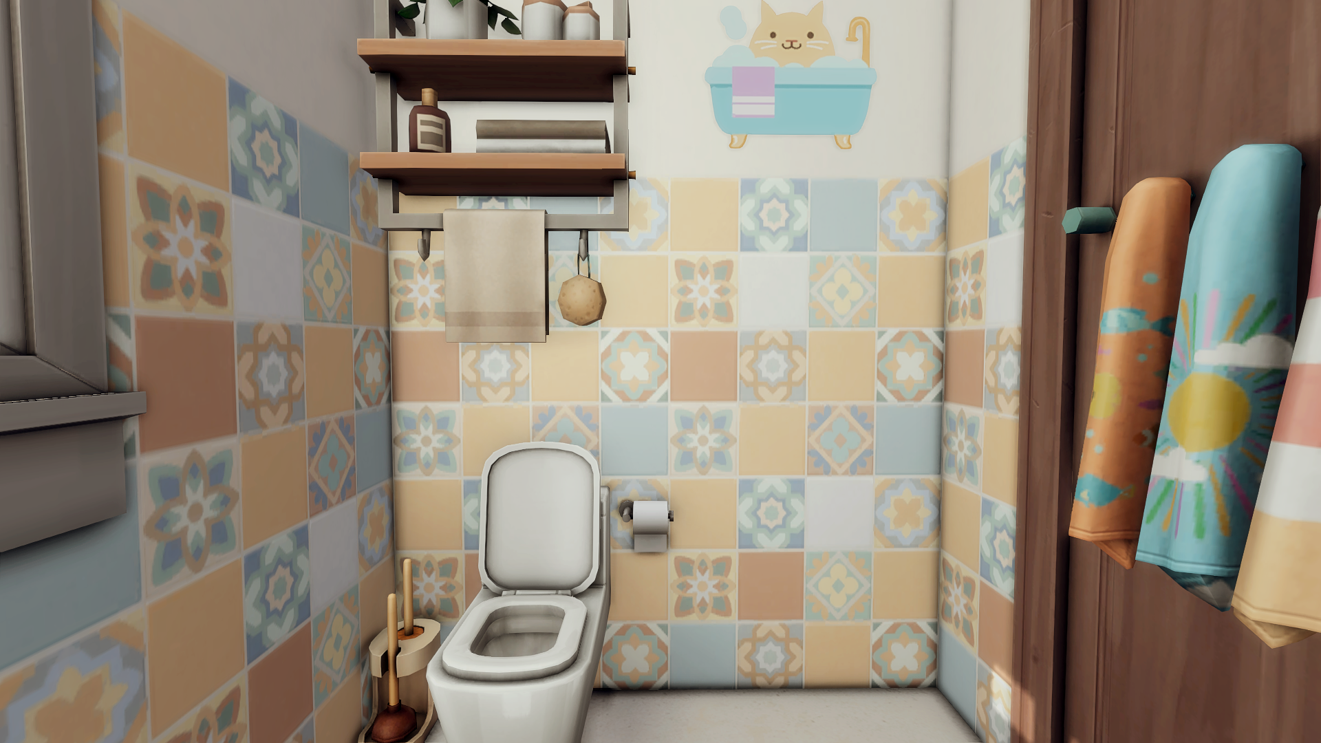 Realistic family house