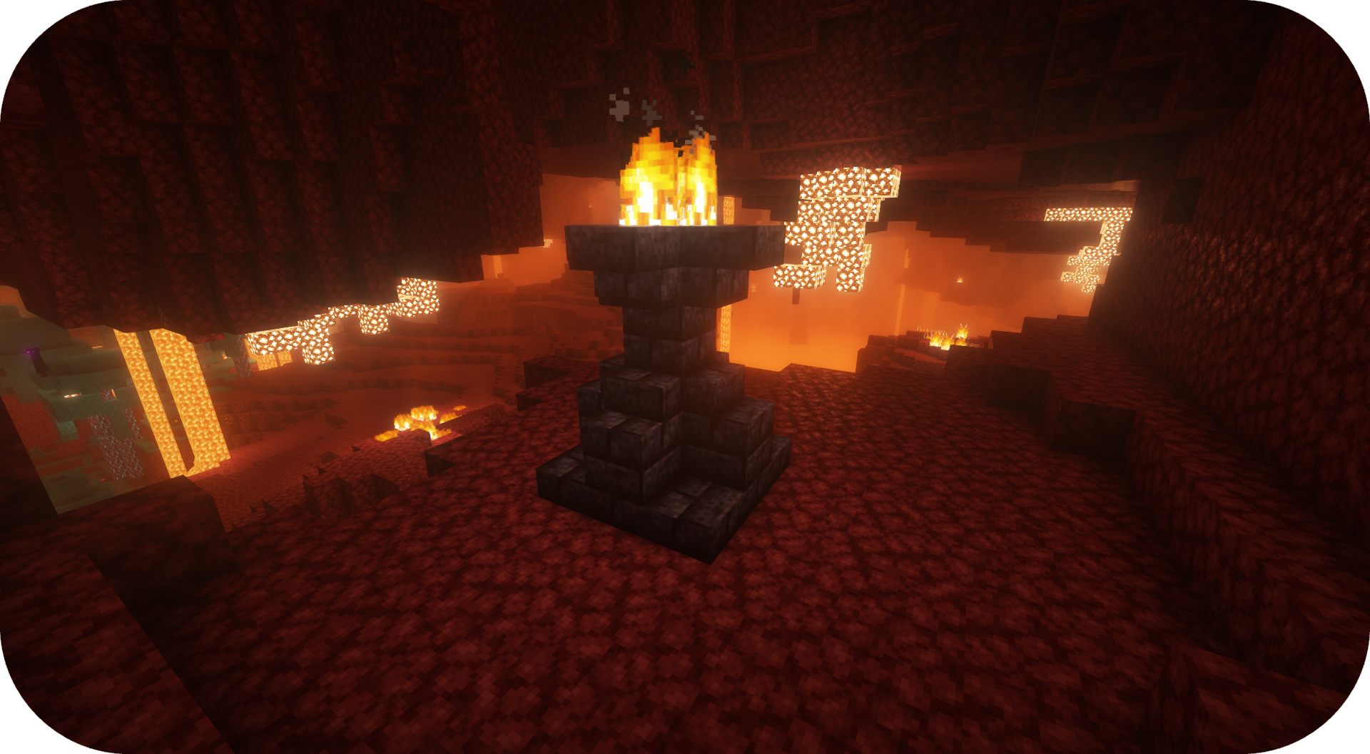 Pedestal made of blackstone