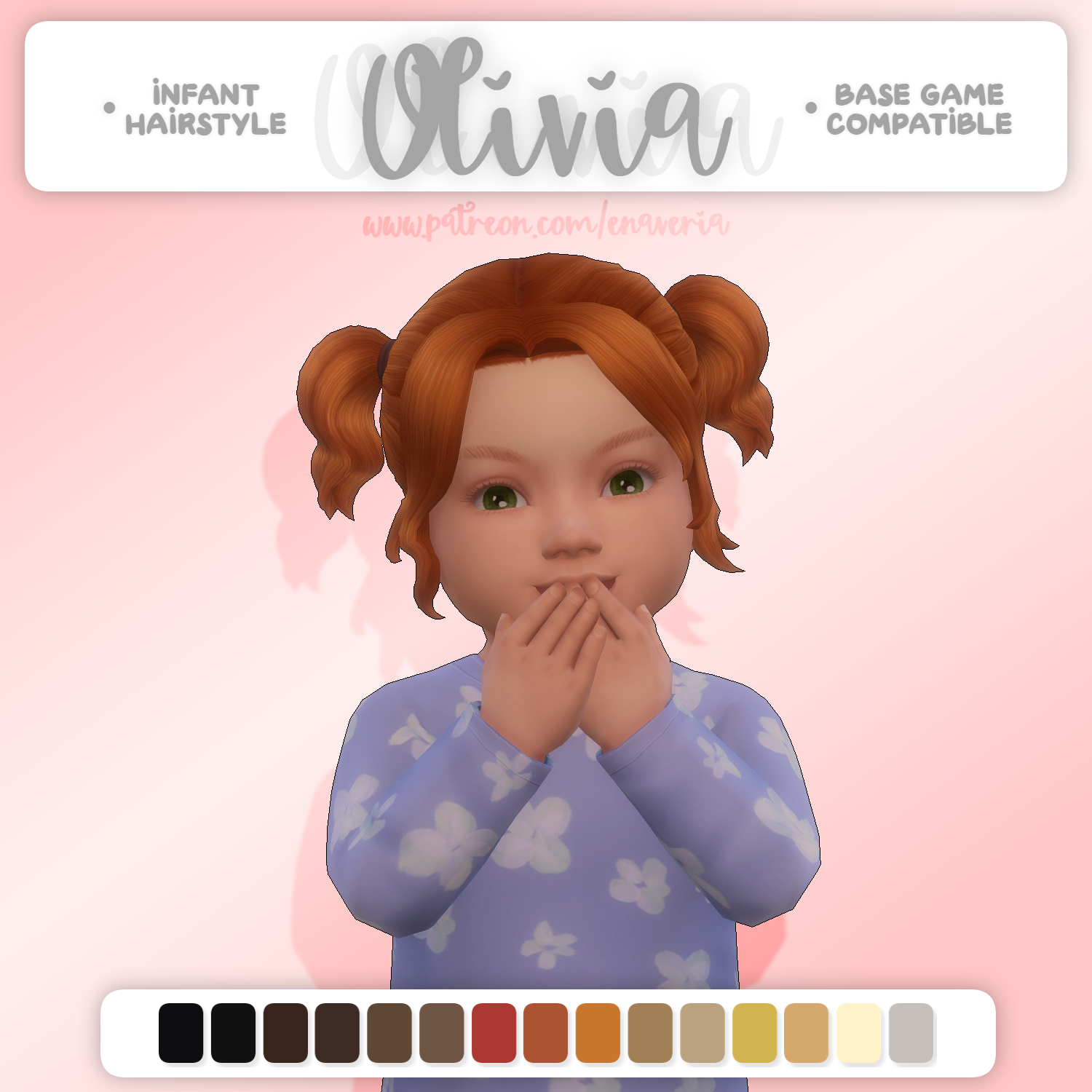 Olivia | Infant Hair - The Sims 4 Create a Sim - CurseForge