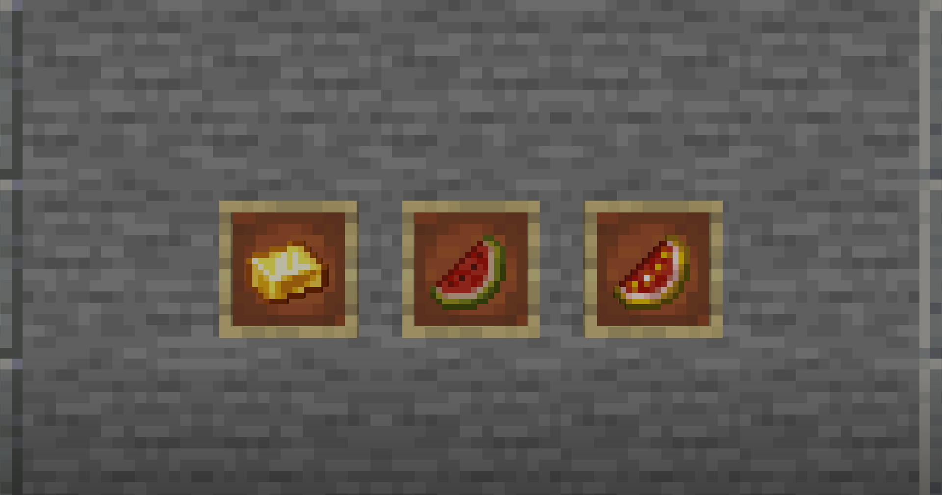 Gold Ingot and Melons
