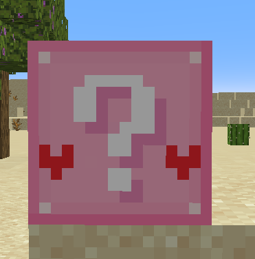 Lucky Block Pink [1.7.10] for Minecraft