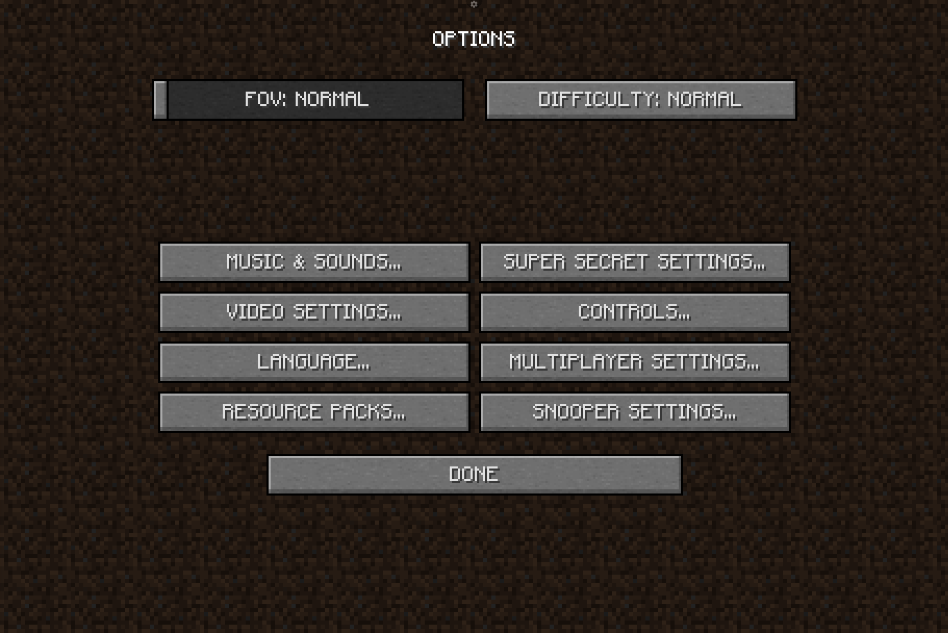 1.7.2 Options screen shot