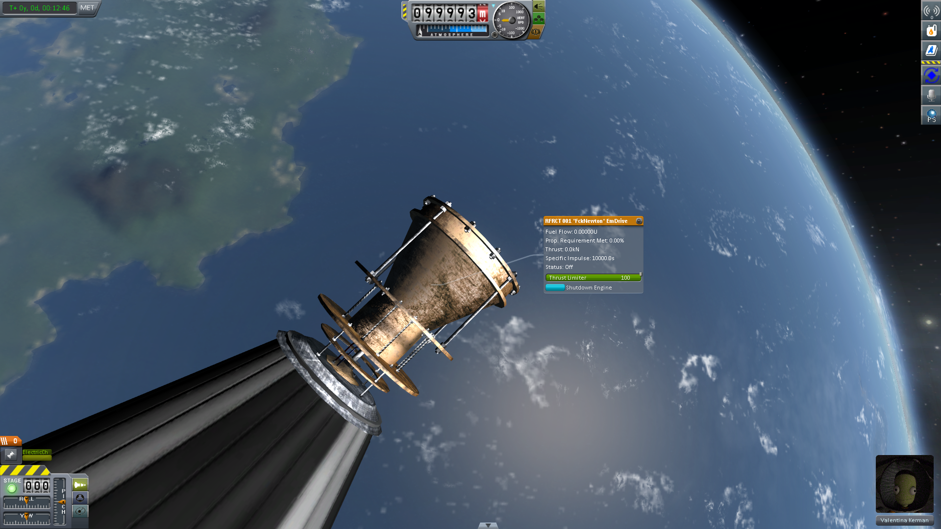 Orbiting Kerbin