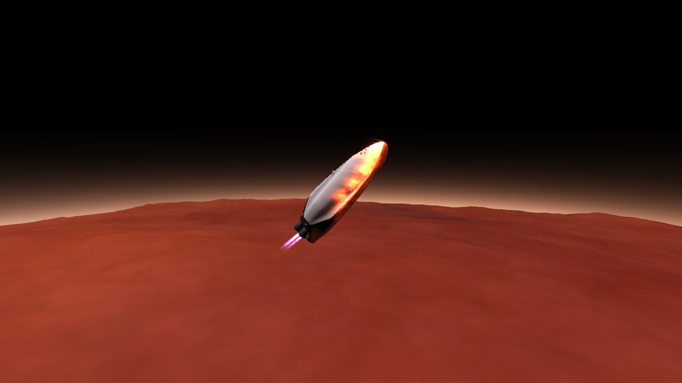 Mars Re-entry