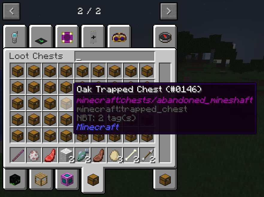 minecraft enemies chest
