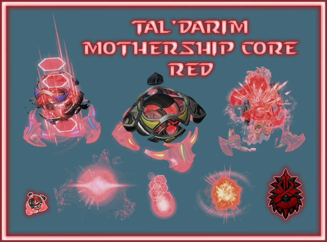 Tal'darim Mothership Core - Red Emissive