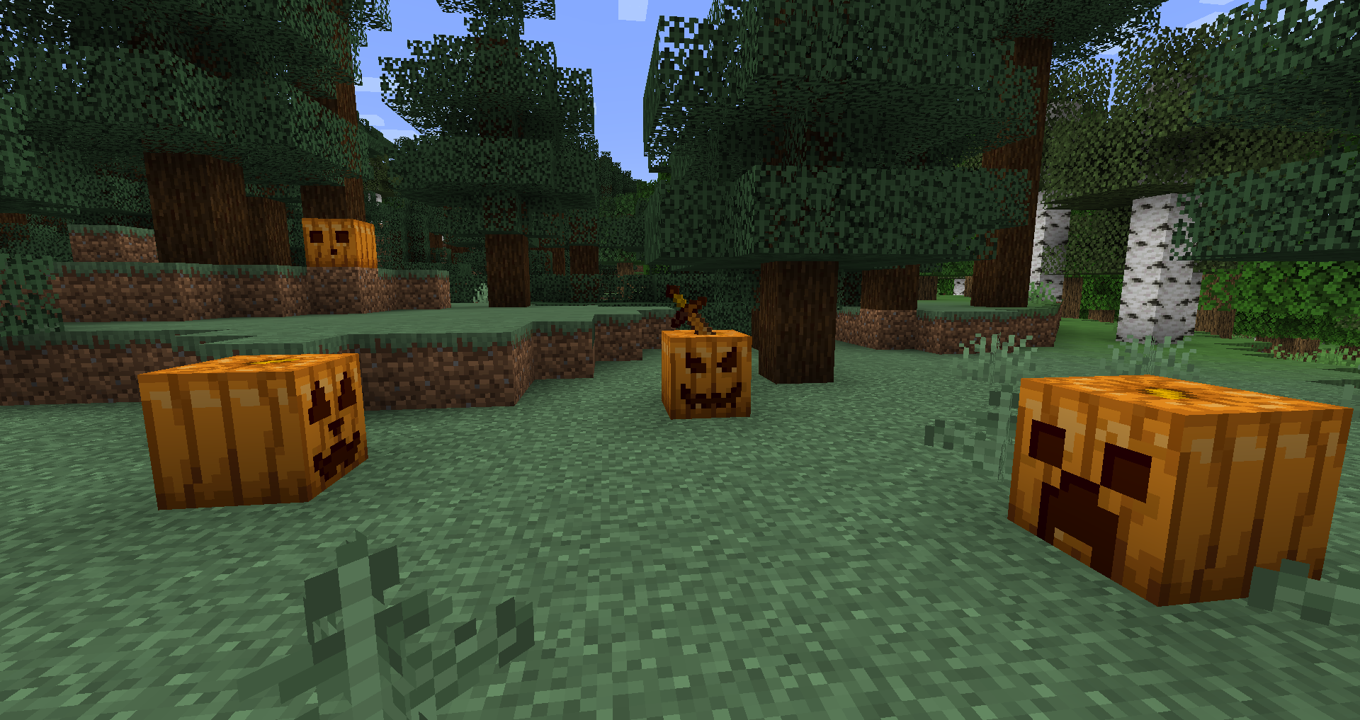 Thumbnail Showcased here are the Sinister Pumpkin, Generic Pumpkin, Creeper Pumpkin and Slime Pumpkin.