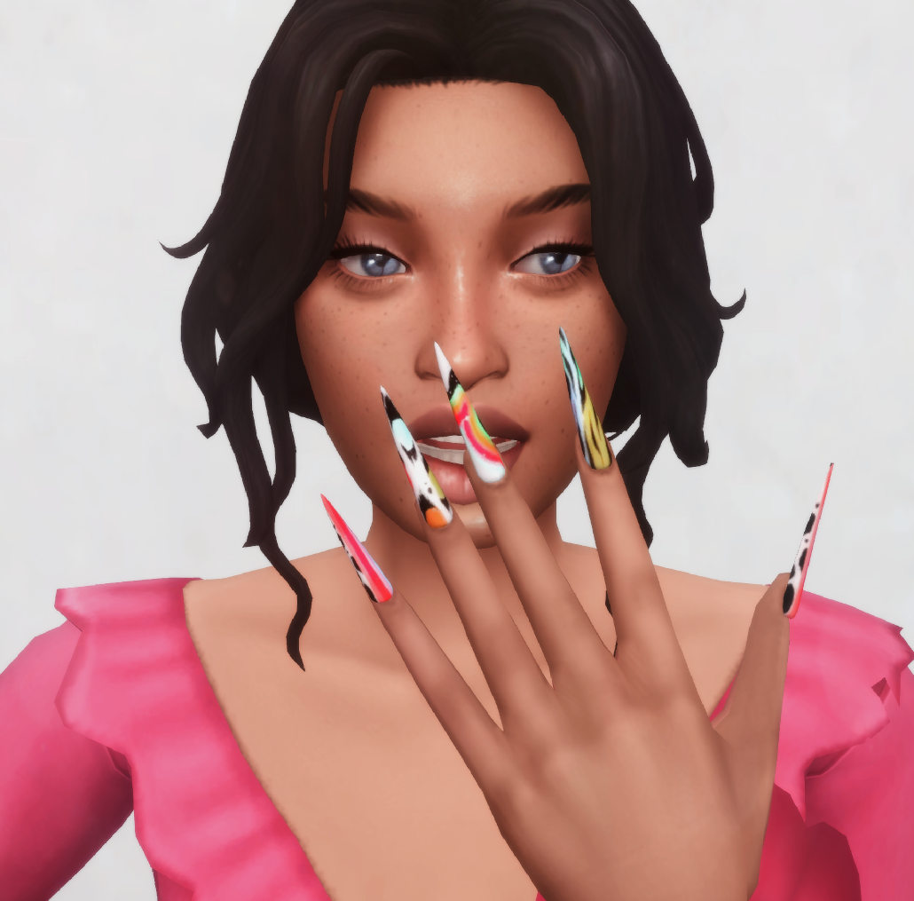 Nails Set N006 - Gallery - The Sims 4 Create a Sim - CurseForge