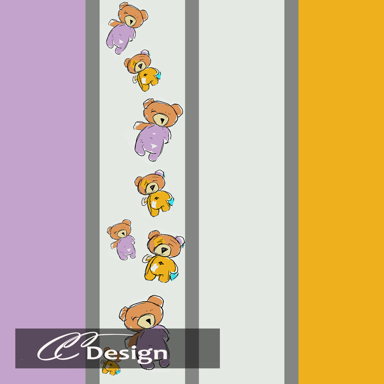 Thumbnail Teddy bears for the children's room. They are so pretty and the plain wallpaper to match. There you can let your creativity run wild