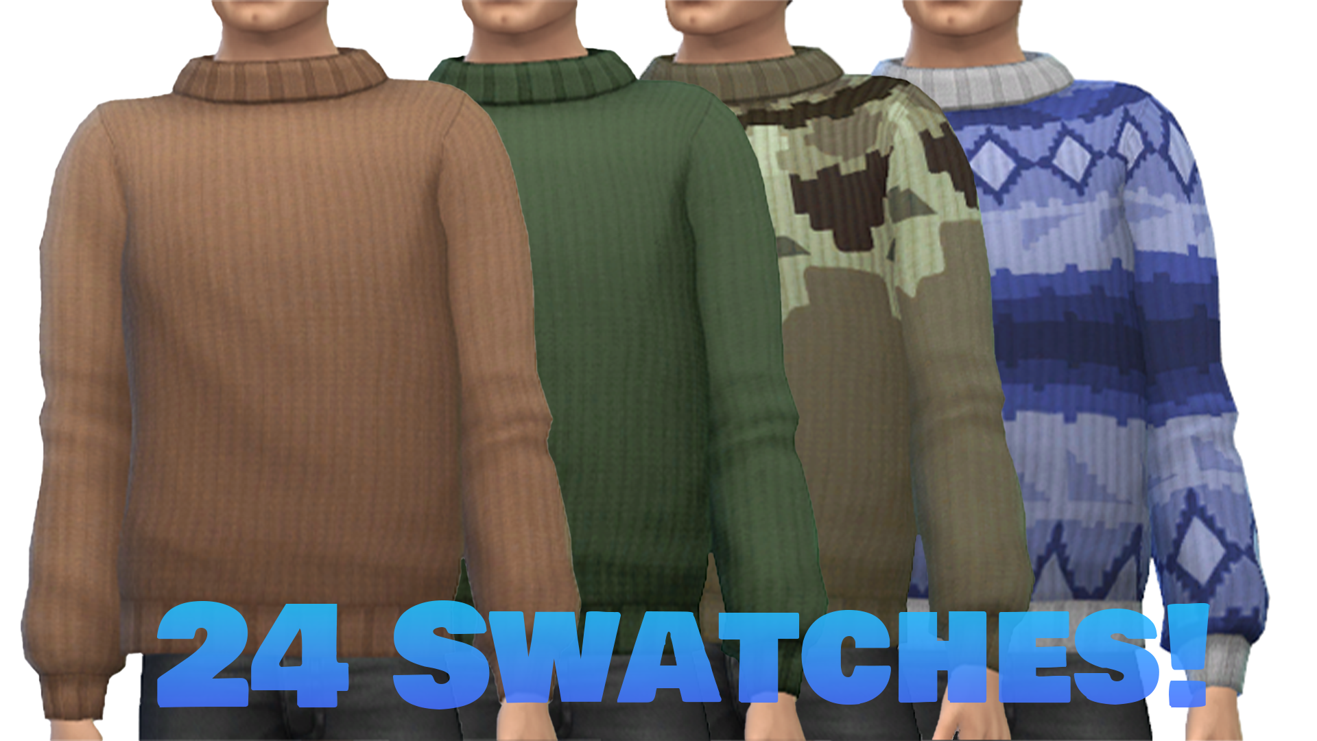 Download Fair Isle Sweater for Men - The Sims 4 Mods - CurseForge